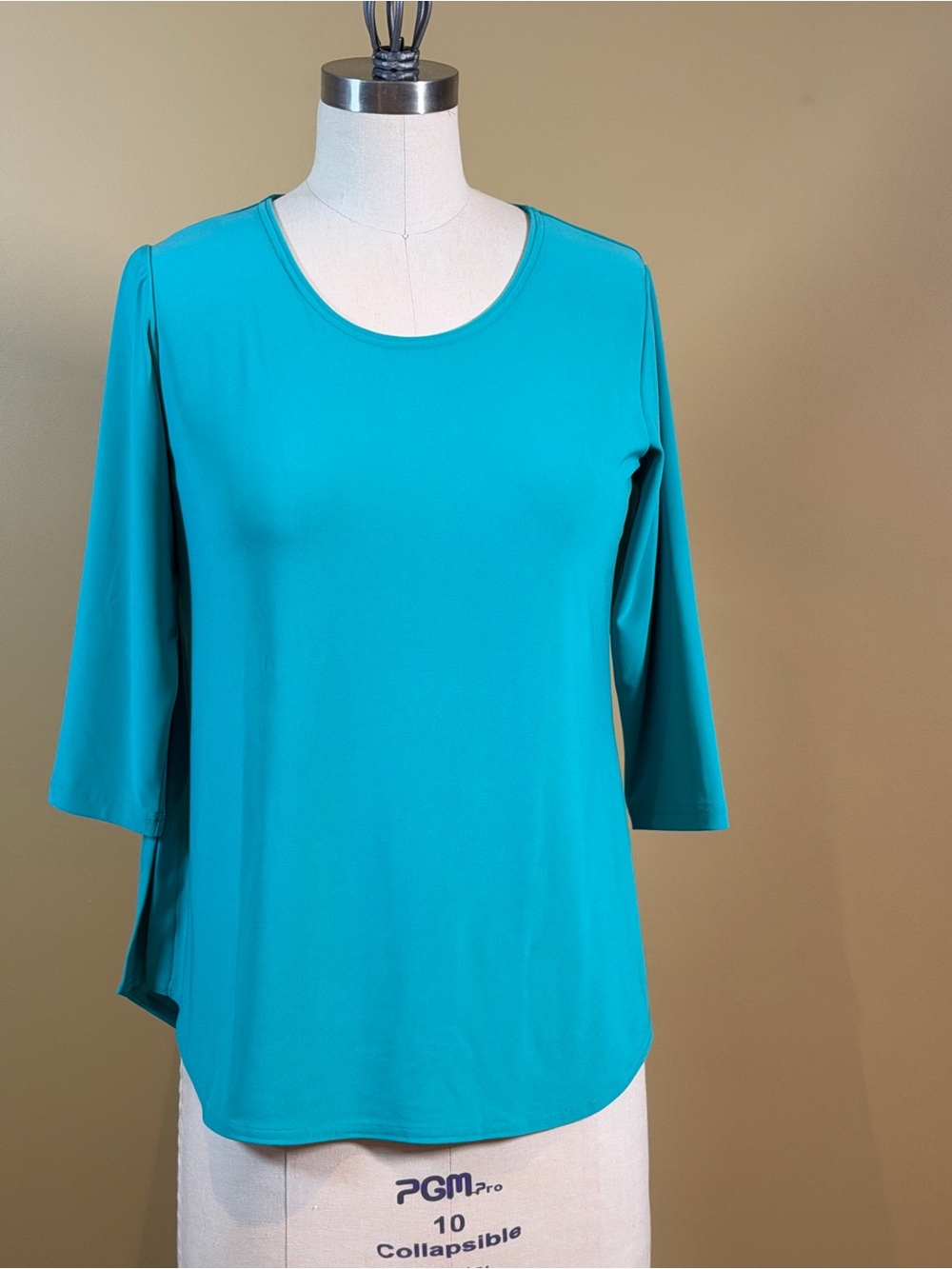 Sympli Canada Jersey Knit Top Teal Green Size 6